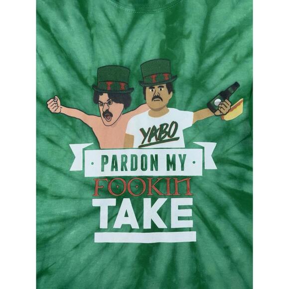 Barstool Sports Pardon My Take T-Shirt Mens XL Tie Dye Graphic Carstick Yabo - Picture 1 of 9